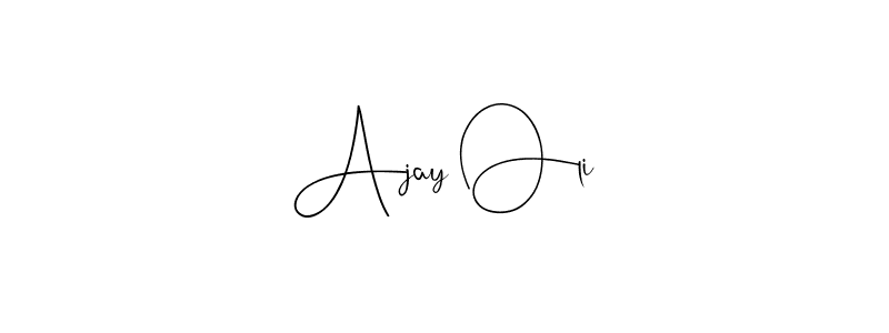 You should practise on your own different ways (Andilay-7BmLP) to write your name (Ajay Oli) in signature. don't let someone else do it for you. Ajay Oli signature style 4 images and pictures png