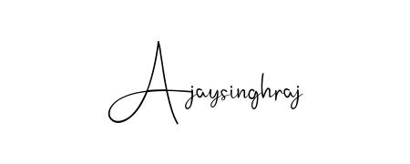 Discover the perfect balance of readability and style for Ajaysinghraj with Andilay-7BmLP font. Create your dream signature today. Ajaysinghraj signature style 4 images and pictures png