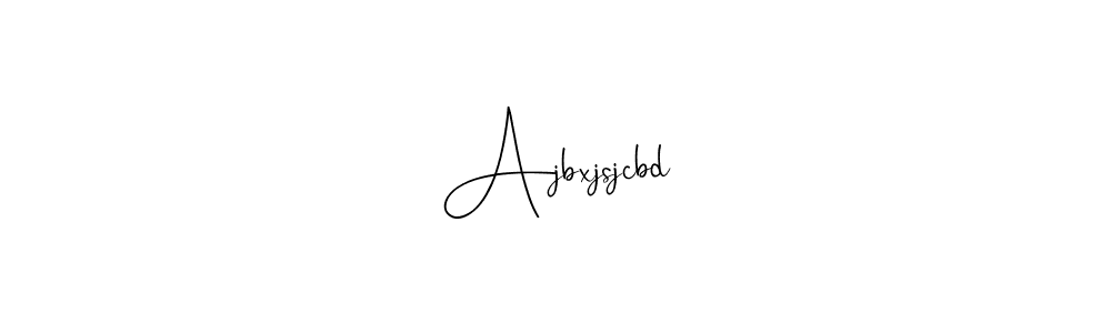 How to make Ajbxjsjcbd name signature. Use Andilay-7BmLP style for creating short signs online. This is the latest handwritten sign. Ajbxjsjcbd signature style 4 images and pictures png