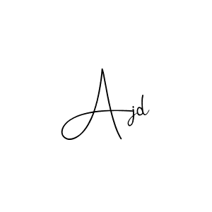 Use a signature maker to create a handwritten signature online. With this signature software, you can design (Andilay-7BmLP) your own signature for name Ajd. Ajd signature style 4 images and pictures png