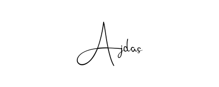 Master the art of signing with Ajdas written in fluent Andilay-7BmLP script. A great template to practice and refine your handwriting. Ajdas signature style 4 images and pictures png