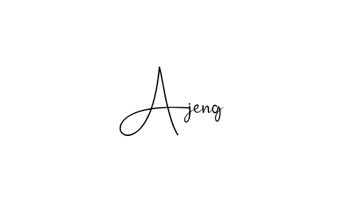Here are the top 10 professional signature styles for the name Ajeng. These are the best autograph styles you can use for your name. Ajeng signature style 4 images and pictures png