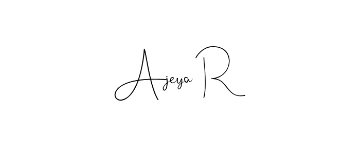 Make a short Ajeya R signature style. Manage your documents anywhere anytime using Andilay-7BmLP. Create and add eSignatures, submit forms, share and send files easily. Ajeya R signature style 4 images and pictures png