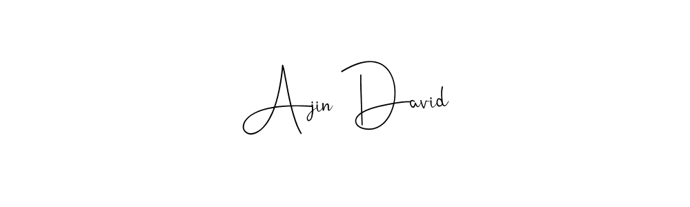 Make a beautiful signature design for name Ajin David. Use this online signature maker to create a handwritten signature for free. Ajin David signature style 4 images and pictures png