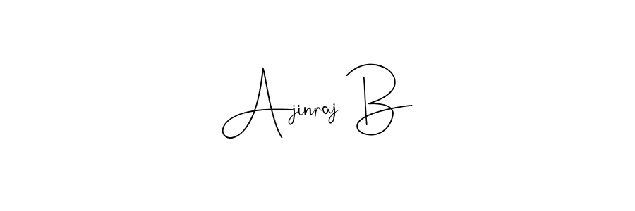 Also You can easily find your signature by using the search form. We will create Ajinraj B name handwritten signature images for you free of cost using Andilay-7BmLP sign style. Ajinraj B signature style 4 images and pictures png