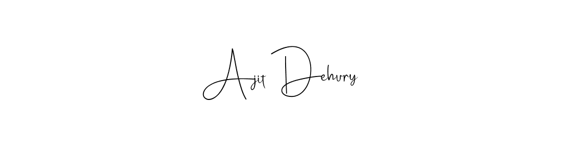 You should practise on your own different ways (Andilay-7BmLP) to write your name (Ajit Dehury) in signature. don't let someone else do it for you. Ajit Dehury signature style 4 images and pictures png