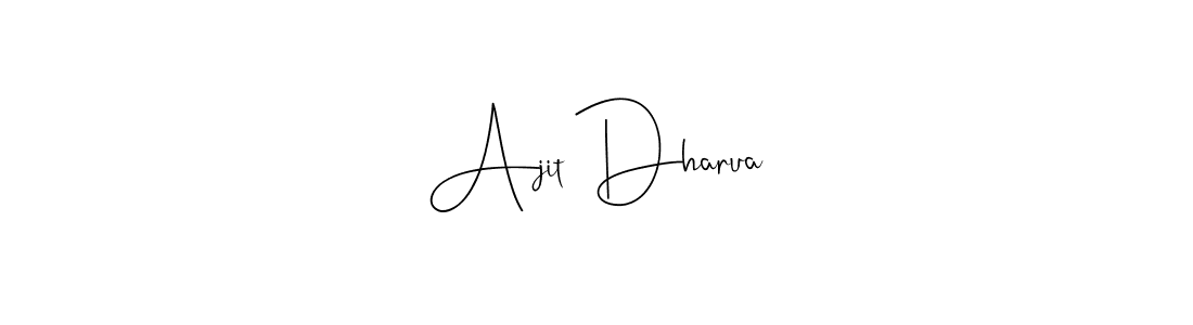 How to make Ajit Dharua signature? Andilay-7BmLP is a professional autograph style. Create handwritten signature for Ajit Dharua name. Ajit Dharua signature style 4 images and pictures png