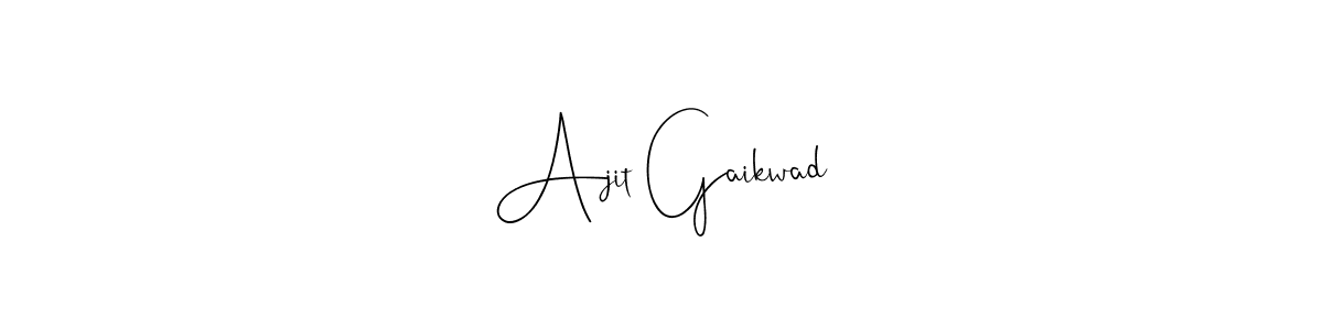 Make a beautiful signature design for name Ajit Gaikwad. Use this online signature maker to create a handwritten signature for free. Ajit Gaikwad signature style 4 images and pictures png