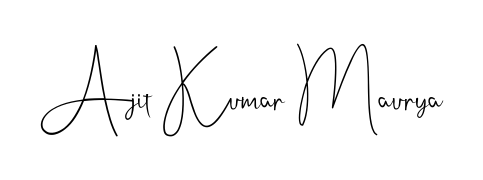 Andilay-7BmLP is a professional signature style that is perfect for those who want to add a touch of class to their signature. Get Ajit Kumar Maurya name fancy signature for free. Ajit Kumar Maurya signature style 4 images and pictures png
