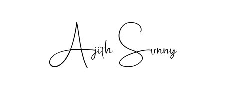 Get inspired by this graceful Andilay-7BmLP signature style for name Ajith Sunny. Smooth loops and balanced proportions for everyday use. Ajith Sunny signature style 4 images and pictures png