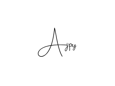 Make a beautiful signature design for name Ajpy. Use this online signature maker to create a handwritten signature for free. Ajpy signature style 4 images and pictures png