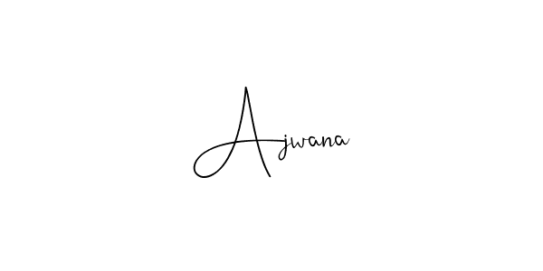 How to make Ajwana signature? Andilay-7BmLP is a professional autograph style. Create handwritten signature for Ajwana name. Ajwana signature style 4 images and pictures png