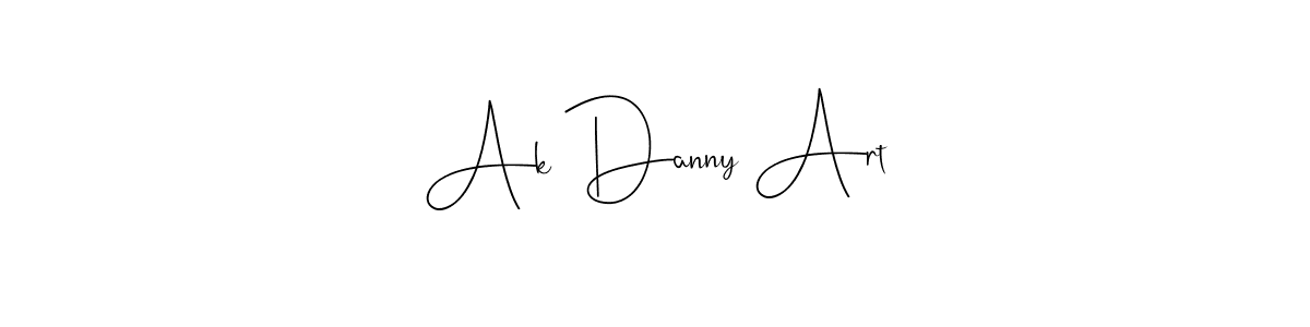 Make a beautiful signature design for name Ak Danny Art. With this signature (Andilay-7BmLP) style, you can create a handwritten signature for free. Ak Danny Art signature style 4 images and pictures png