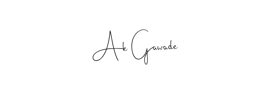 Also You can easily find your signature by using the search form. We will create Ak Gawade name handwritten signature images for you free of cost using Andilay-7BmLP sign style. Ak Gawade signature style 4 images and pictures png