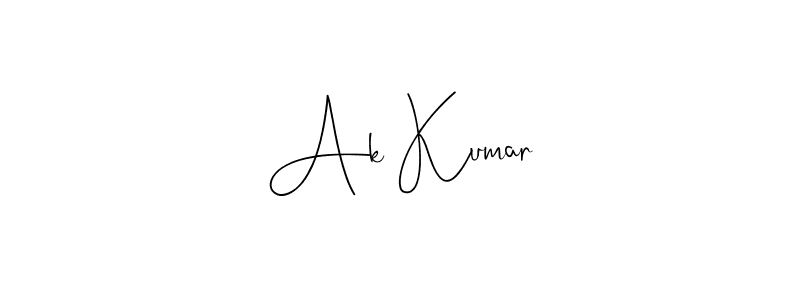 It looks lik you need a new signature style for name Ak Kumar. Design unique handwritten (Andilay-7BmLP) signature with our free signature maker in just a few clicks. Ak Kumar signature style 4 images and pictures png
