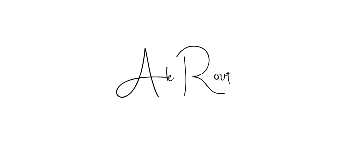 if you are searching for the best signature style for your name Ak Rout. so please give up your signature search. here we have designed multiple signature styles  using Andilay-7BmLP. Ak Rout signature style 4 images and pictures png