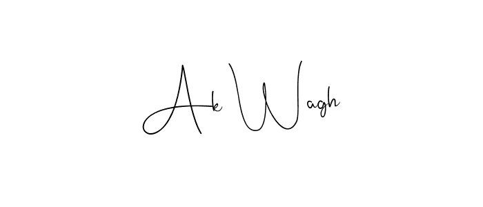 It looks lik you need a new signature style for name Ak Wagh. Design unique handwritten (Andilay-7BmLP) signature with our free signature maker in just a few clicks. Ak Wagh signature style 4 images and pictures png