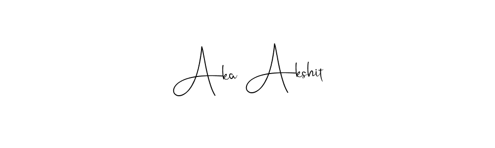Once you've used our free online signature maker to create your best signature Andilay-7BmLP style, it's time to enjoy all of the benefits that Aka Akshit name signing documents. Aka Akshit signature style 4 images and pictures png