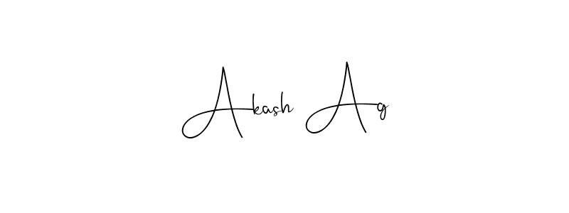 Here are the top 10 professional signature styles for the name Akash Ag. These are the best autograph styles you can use for your name. Akash Ag signature style 4 images and pictures png