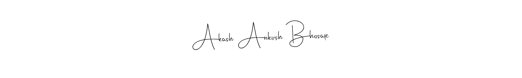 It looks lik you need a new signature style for name Akash Ankush Bhosale. Design unique handwritten (Andilay-7BmLP) signature with our free signature maker in just a few clicks. Akash Ankush Bhosale signature style 4 images and pictures png