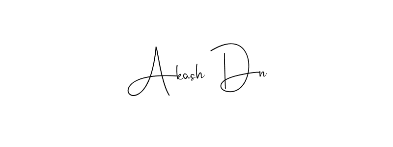 It looks lik you need a new signature style for name Akash Dn. Design unique handwritten (Andilay-7BmLP) signature with our free signature maker in just a few clicks. Akash Dn signature style 4 images and pictures png
