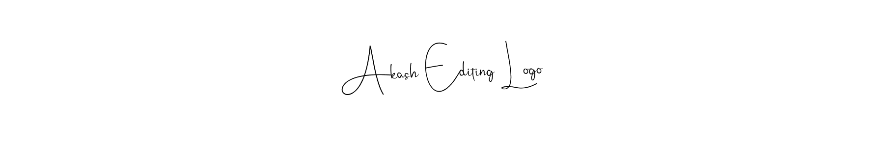 Also we have Akash Editing Logo name is the best signature style. Create professional handwritten signature collection using Andilay-7BmLP autograph style. Akash Editing Logo signature style 4 images and pictures png