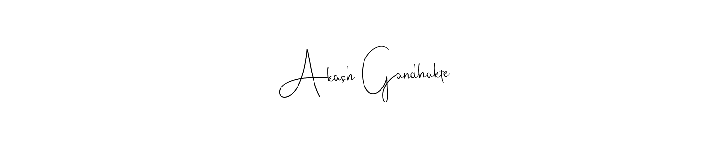 Once you've used our free online signature maker to create your best signature Andilay-7BmLP style, it's time to enjoy all of the benefits that Akash Gandhakte name signing documents. Akash Gandhakte signature style 4 images and pictures png