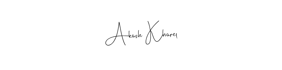 Here are the top 10 professional signature styles for the name Akash Kharel. These are the best autograph styles you can use for your name. Akash Kharel signature style 4 images and pictures png