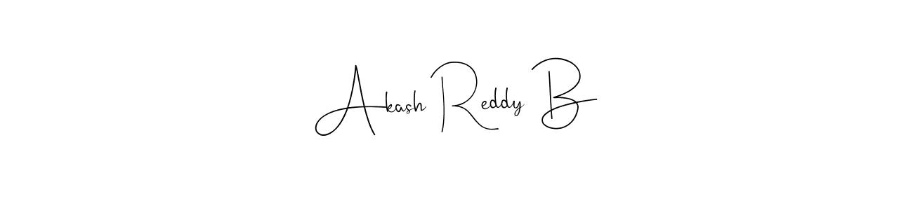 You can use this online signature creator to create a handwritten signature for the name Akash Reddy B. This is the best online autograph maker. Akash Reddy B signature style 4 images and pictures png