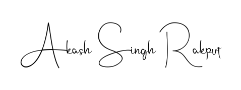 You can use this online signature creator to create a handwritten signature for the name Akash Singh Rakput. This is the best online autograph maker. Akash Singh Rakput signature style 4 images and pictures png