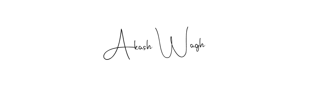 if you are searching for the best signature style for your name Akash Wagh. so please give up your signature search. here we have designed multiple signature styles  using Andilay-7BmLP. Akash Wagh signature style 4 images and pictures png