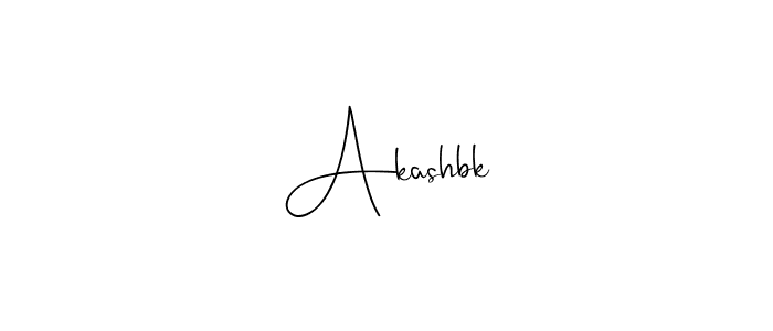 How to make Akashbk signature? Andilay-7BmLP is a professional autograph style. Create handwritten signature for Akashbk name. Akashbk signature style 4 images and pictures png