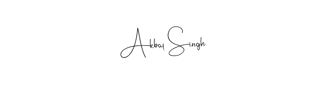 Also we have Akbal Singh name is the best signature style. Create professional handwritten signature collection using Andilay-7BmLP autograph style. Akbal Singh signature style 4 images and pictures png