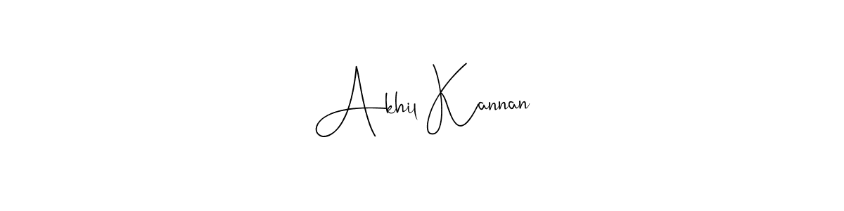 The best way (Andilay-7BmLP) to make a short signature is to pick only two or three words in your name. The name Akhil Kannan include a total of six letters. For converting this name. Akhil Kannan signature style 4 images and pictures png