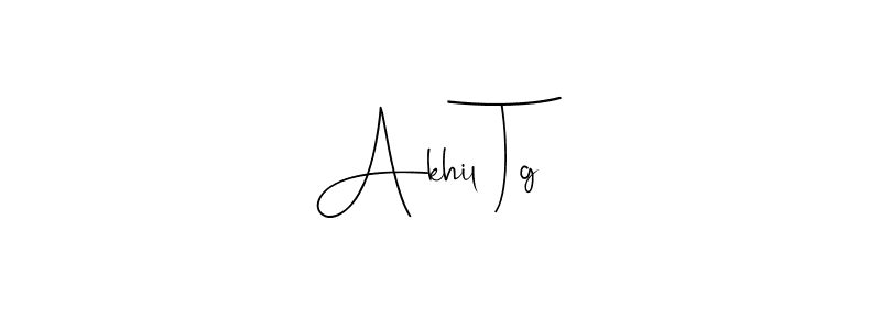 Once you've used our free online signature maker to create your best signature Andilay-7BmLP style, it's time to enjoy all of the benefits that Akhil Tg name signing documents. Akhil Tg signature style 4 images and pictures png
