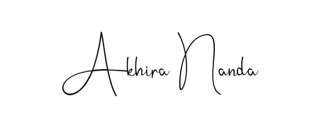 You can use this online signature creator to create a handwritten signature for the name Akhira Nanda. This is the best online autograph maker. Akhira Nanda signature style 4 images and pictures png