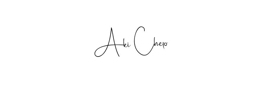 It looks lik you need a new signature style for name Aki Chelo. Design unique handwritten (Andilay-7BmLP) signature with our free signature maker in just a few clicks. Aki Chelo signature style 4 images and pictures png