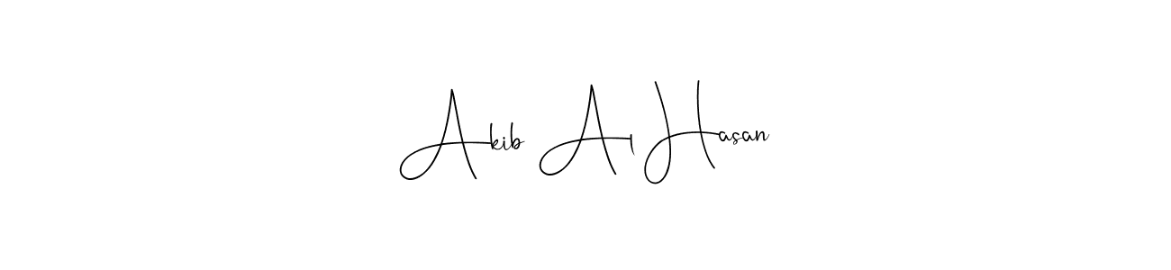 Akib Al Hasan stylish signature style. Best Handwritten Sign (Andilay-7BmLP) for my name. Handwritten Signature Collection Ideas for my name Akib Al Hasan. Akib Al Hasan signature style 4 images and pictures png