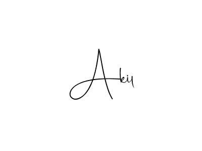 It looks lik you need a new signature style for name Akil. Design unique handwritten (Andilay-7BmLP) signature with our free signature maker in just a few clicks. Akil signature style 4 images and pictures png