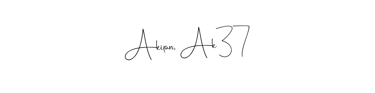 Make a beautiful signature design for name Akilan. Ak37. Use this online signature maker to create a handwritten signature for free. Akilan. Ak37 signature style 4 images and pictures png