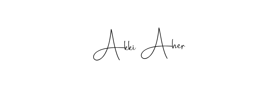 How to Draw Akki Aher signature style? Andilay-7BmLP is a latest design signature styles for name Akki Aher. Akki Aher signature style 4 images and pictures png