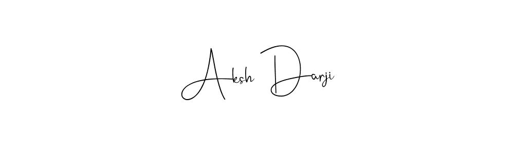 You can use this online signature creator to create a handwritten signature for the name Aksh Darji. This is the best online autograph maker. Aksh Darji signature style 4 images and pictures png