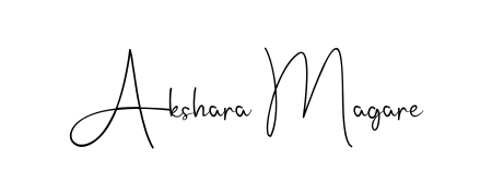 Transform the name Akshara Magare into a signature masterpiece using Andilay-7BmLP font. Ideal for photographers, artists, and creators looking for watermarks. Akshara Magare signature style 4 images and pictures png