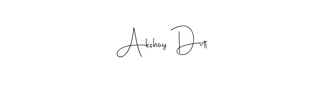 Make a beautiful signature design for name Akshay Dutt. Use this online signature maker to create a handwritten signature for free. Akshay Dutt signature style 4 images and pictures png