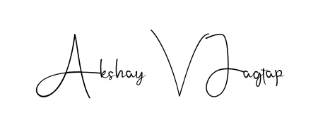A dynamic signature style for Akshay V Jagtap using Andilay-7BmLP script. Designed to look authentic, handwritten, and professional. Akshay V Jagtap signature style 4 images and pictures png