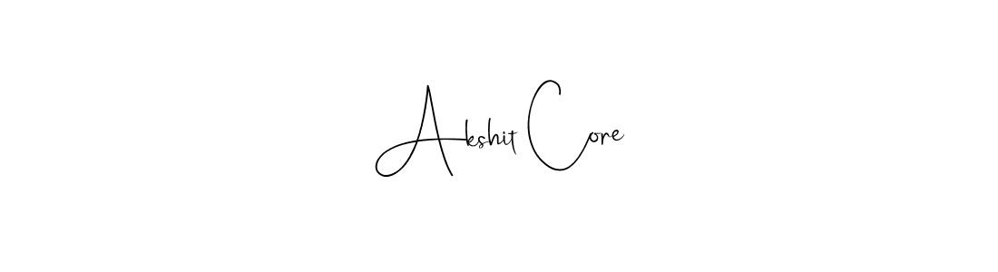 How to Draw Akshit Core signature style? Andilay-7BmLP is a latest design signature styles for name Akshit Core. Akshit Core signature style 4 images and pictures png