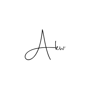 Also we have Akw name is the best signature style. Create professional handwritten signature collection using Andilay-7BmLP autograph style. Akw signature style 4 images and pictures png