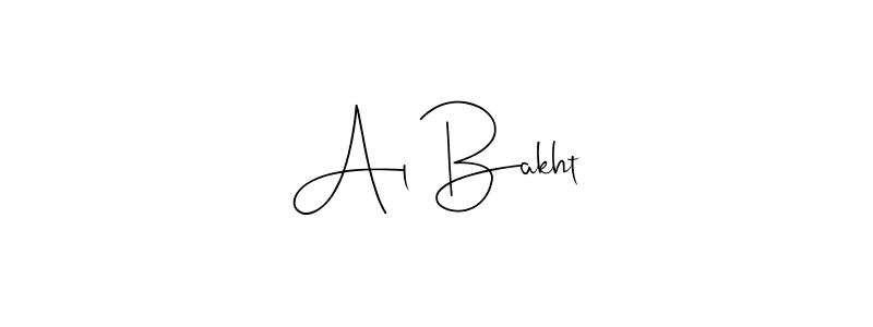 Also we have Al Bakht name is the best signature style. Create professional handwritten signature collection using Andilay-7BmLP autograph style. Al Bakht signature style 4 images and pictures png