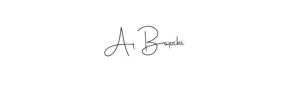 How to make Al Balochi name signature. Use Andilay-7BmLP style for creating short signs online. This is the latest handwritten sign. Al Balochi signature style 4 images and pictures png
