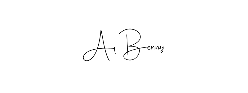 Make a beautiful signature design for name Al Benny. With this signature (Andilay-7BmLP) style, you can create a handwritten signature for free. Al Benny signature style 4 images and pictures png